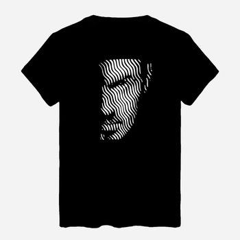 Футболка хлопковая длинная мужская Likey George Michael M150-0407 XXL Черная (2000000172866)