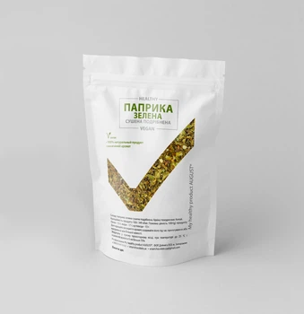 Паприка зеленая сушеная измельченная 100г My healthy product AUGUST