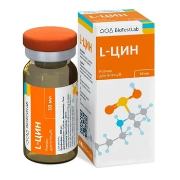 L-Цин, 10 мл, бутафосфан и комплекс витаминов для домашних животных