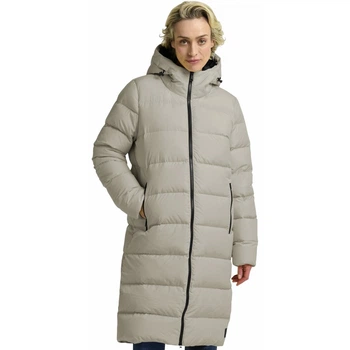 Напівпальто пухове FROZEN PALACE COAT W RDS Jack Wolfskin 1204133_A0056 36 Бежевий (4064886599641)