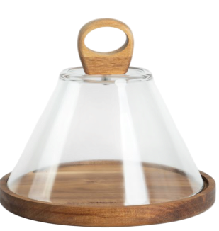 Patera z kloszem HOMLA Lenne 23 x 19 cm (5904183860954)