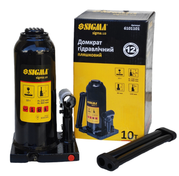 Домкрат гідравлічний 10т 230-460 мм Sigma 6101101