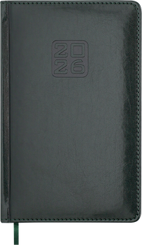 Еженедельник датированный 2026 (A5, твердая обложка, зеленый) Buromax Bravo BM.2706-04
