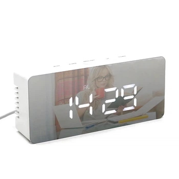 Настольные зеркальные часы с термометром UFT Beluck Mirror Clock 1