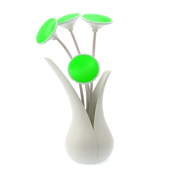 Ночник цветок светодиоидный UFT Flowers Nightlight Green с датчиком темноты