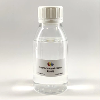 Ізопропиловий спирт 99,8% Tricolor (прозорий флакон) 100 мл. 1 шт.
