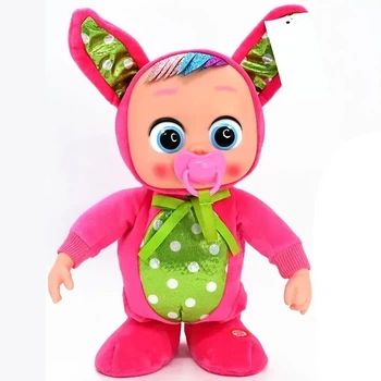 Кукла пупс Плакса в розовом