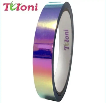 Обмотка обруча Tuloni Holographic Tape 1.5 см х 33 м бузковий/фіолетовий