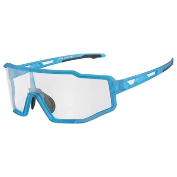 Очки фотохромные спортивные велосипедные ROCKBROS SP225 Синие (RB-SP225-6523)