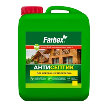 Антисептик для деревянных поверхностей Farbex бесцветный 1 л