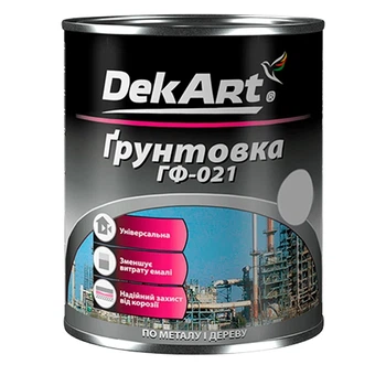 Ґрунтовка ГФ-021 DekArt сірий 0.9 кг
