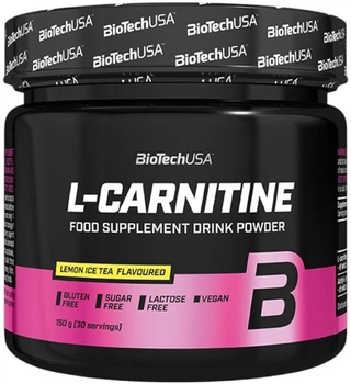 L-Карнітин Biotech L-Carnitine Drink Powder порошок 150 г Лимон-холодний чай (5999076245574)