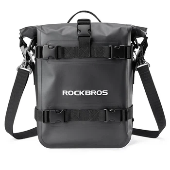 Мото сумка на бік сидіння мотоцикла розширювана універсальна ROCKBROS SL4010 Чорна (RB-SL4010-7094)