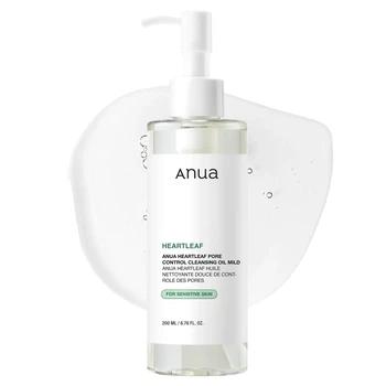 Мягкое очищающее масло с экстрактом гуттуинии Anua Heartleaf Pore Control Cleansing Oil Mild, 200 мл