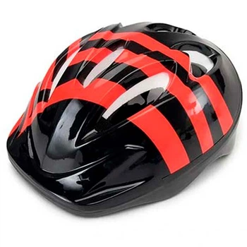Защитный детский шлем для катания 24.5*20 см Z41492_Black-Red