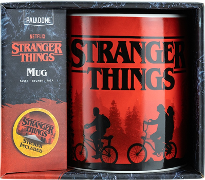 Kubek Paladone Stranger Things XL z naklejkami 550 ml (5055964796044)