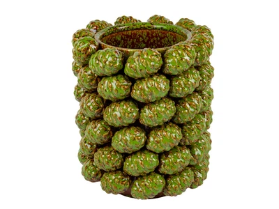 Декоративная настольная ваза Pine Cones Winter Forest 27 x 24 cm