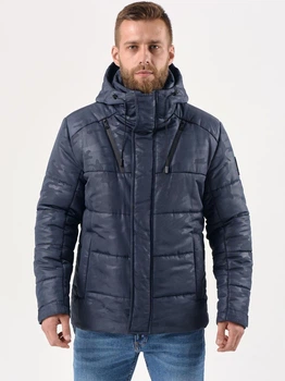 Куртка зимняя короткая мужская Riccardo KWL S Камуфляж с синим (ROZ6400174758)