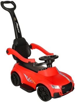 Jeździk pchacz Ricokids Samochód 3w1 z dźwiękiem i światłami Czerwony (5903039752511)