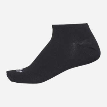 Набор мужских носков коротких хлопковых Adidas Trefoil Liner S20274 39-42 3 пары Black/Black/White (4055012814912)