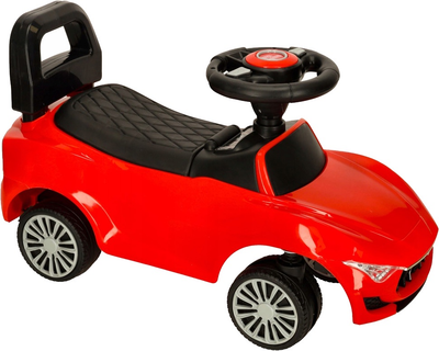 Jeździk pchacz Ricokids Samochód z dźwiękiem i światłami Czerwony (5903039752535)