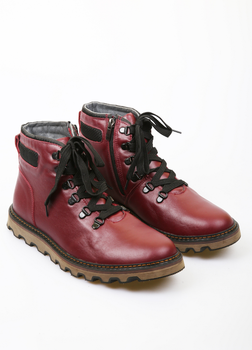 Черевики BRONI 41 Бордовий (BRN-1451-Burgundy)