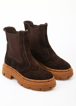 Ботинки BRONI 40 Коричневый (BRN-1507-Brown)