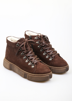 Ботинки BRONI 36 Темно-коричневый (BRN-1606-Dark-brown)