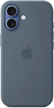 Чохол силіконовий OEM Premium Silicone Case with MagSafe для Apple iPhone 17 Anchor Blue