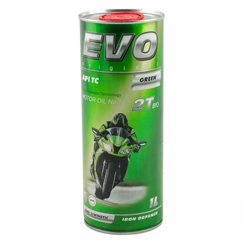 Моторне масло Evo Moto 2T Bio 1L зелений