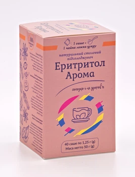 Еритритол Арома порошок 1,25 г у саше №40