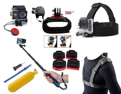 Набор аксессуаров N5 для экшн камер SJCAM, GoPro, Xiaomi, Atrix, Airon, EKEN