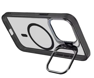 Чехол Primo Support MagSafe для iPhone 15 Pro с защитой камер - Black