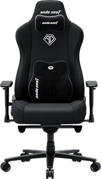 Крісло ігрове Anda Seat Novis Plus XL Black Fabric (AD23YC-XL-01-B-F-B04)