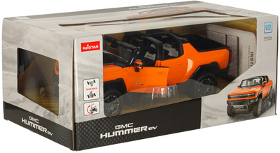 Автомобіль радіокерований Rastar 93000 Hummer EV Помаранчевий (5903039753730)