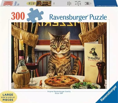 Пазл Ravensburger Вечеря на самоті 300 елементів 16936 (4005556169368)