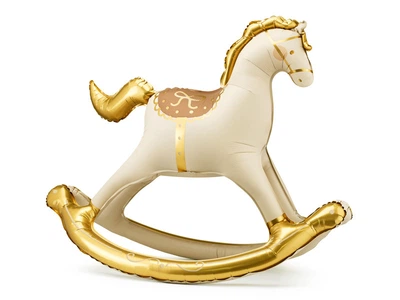 Фольгированный шар Star стоячая фигура Коник гойдалка, 109х107см 10238