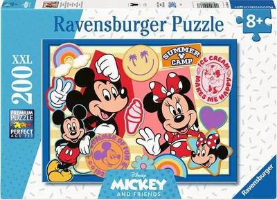 Puzzle Ravensburger Mickey and Minnie 200 elementów 12004136 (4005555041368)