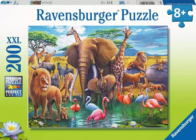 Puzzle Ravensburger Dzikie zwierzęta 200 elementów 13292 (4005556132928)