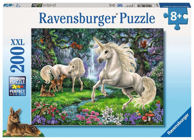 Puzzle Ravensburger Tajemnicze jednorożce 200 elementów 12838 (4005556128389)