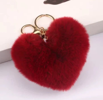 Брелок Мягкая игрушка Сердце 10 см красное