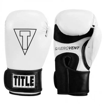 Боксерские перчатки TITLE Boxing Vegan Fitness Bag (16oz) Белые