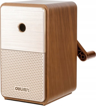 Стругачка LEAN Toys з контейнером і регулюванням леза Коричнева (5905991023876)