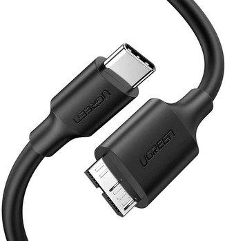 Кабель UGREEN US312 USB-C to Micro B Cable M/M 1m Black (20103)