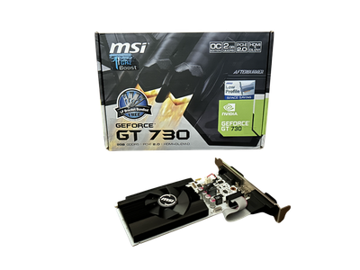 Видеокарта GT 730 2GB MSI GDDR5 (N730K-2GD5LP/OC) Б/B - Б/У