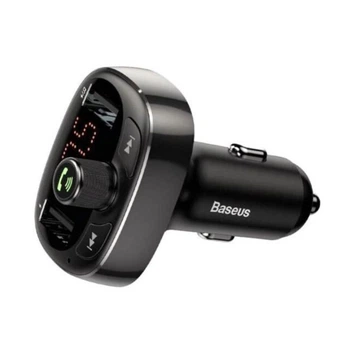FM-трансмітер Baseus S-09 Overseas Edition 2xUSB Car FM Transmitter Cluster Чорний