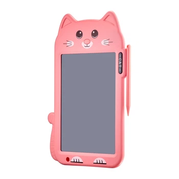 Графічний планшет Дитячий Writing Tablet Cat 8,8" Рожевий