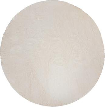 Dywan okrągły Atmosphera Couka 118 cm Biały (3560232956355)