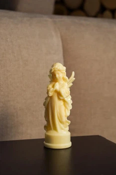 Свеча Led фигурка Ангелик кремовый 11.5см