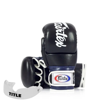 Рукавички греплінгові для ММА Fairtex FGV18 розмір L, чорно-сині